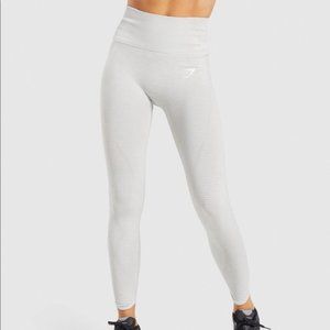 Gymshark Vital Rise Leggings - Light Grey Marl